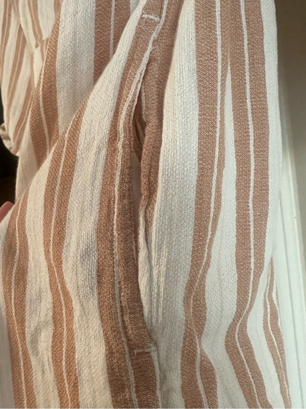 Billabong link up jumpsuit tie front striped m - Picture 6 of 14